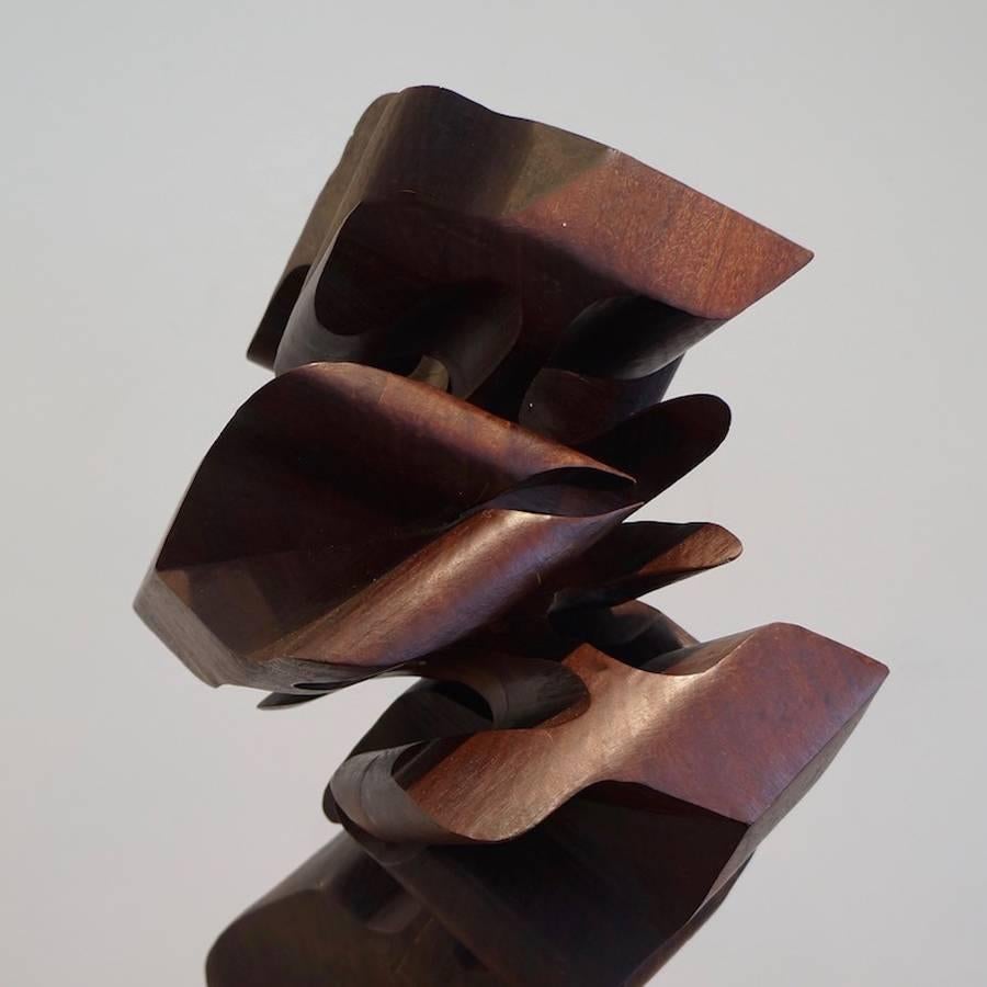 Wood Jerry K. Deasy Sculpture For Sale