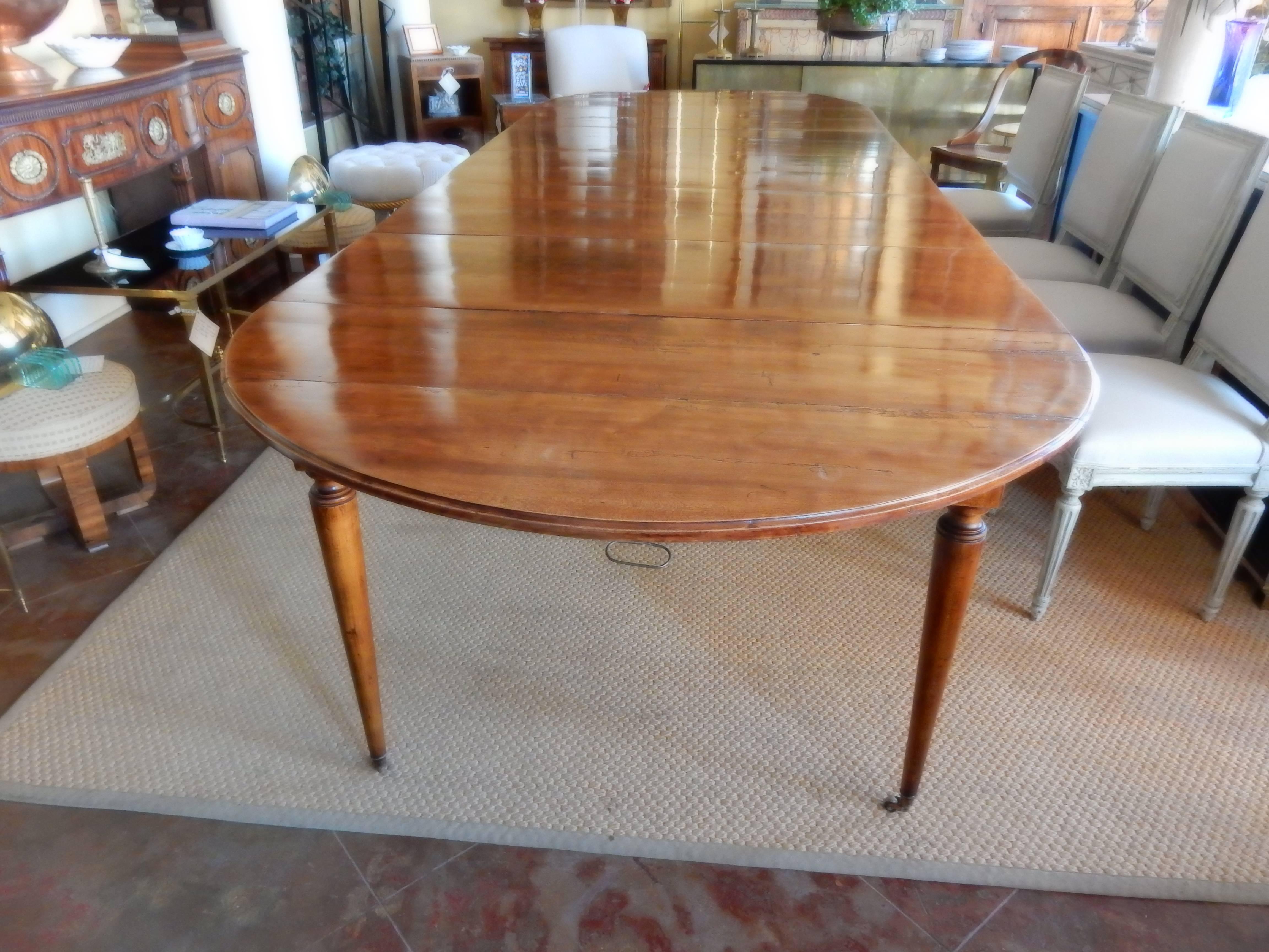 French 19th Century Directoire Style Extension Dining Table