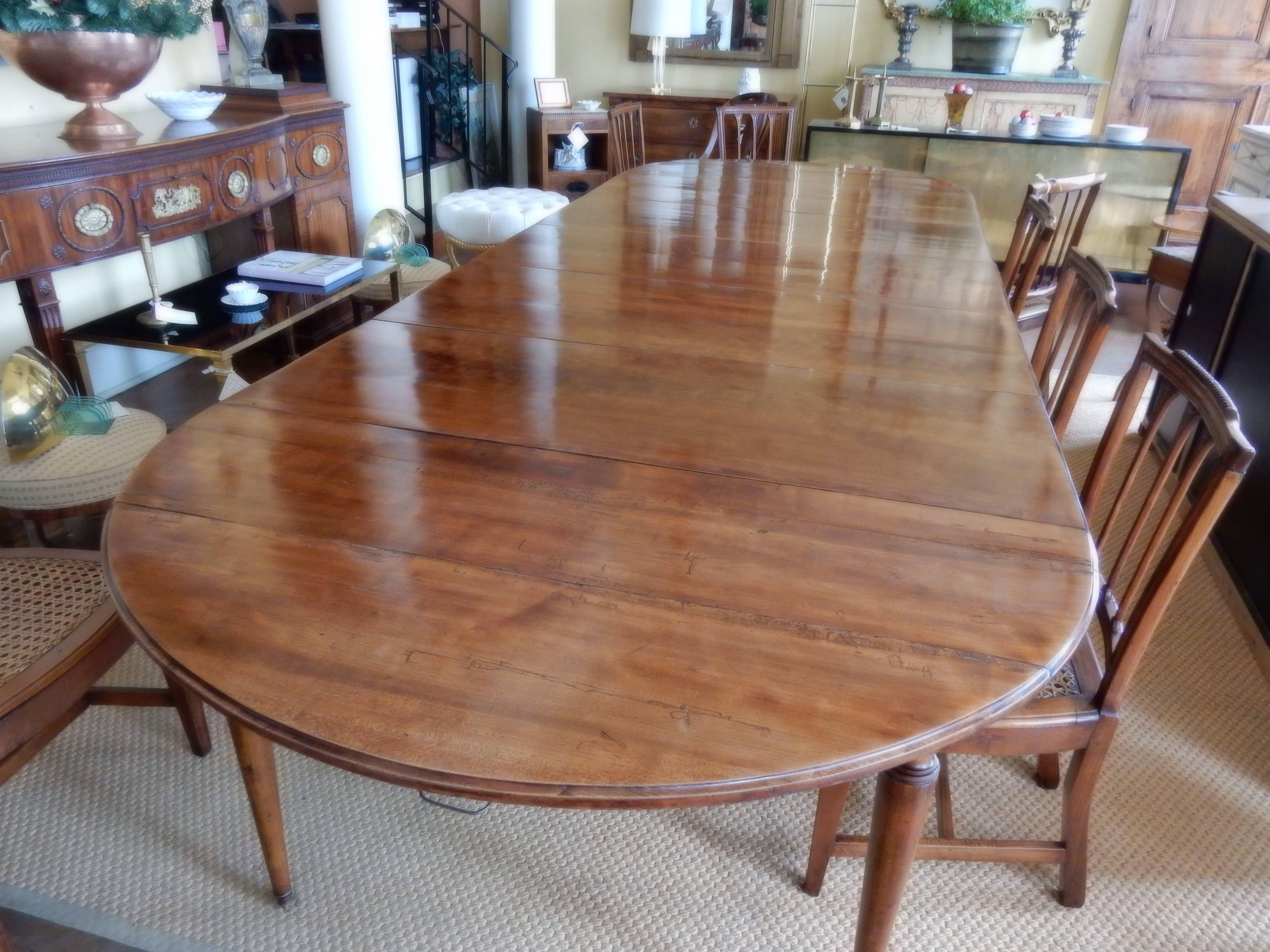 19th Century Directoire Style Extension Dining Table 1