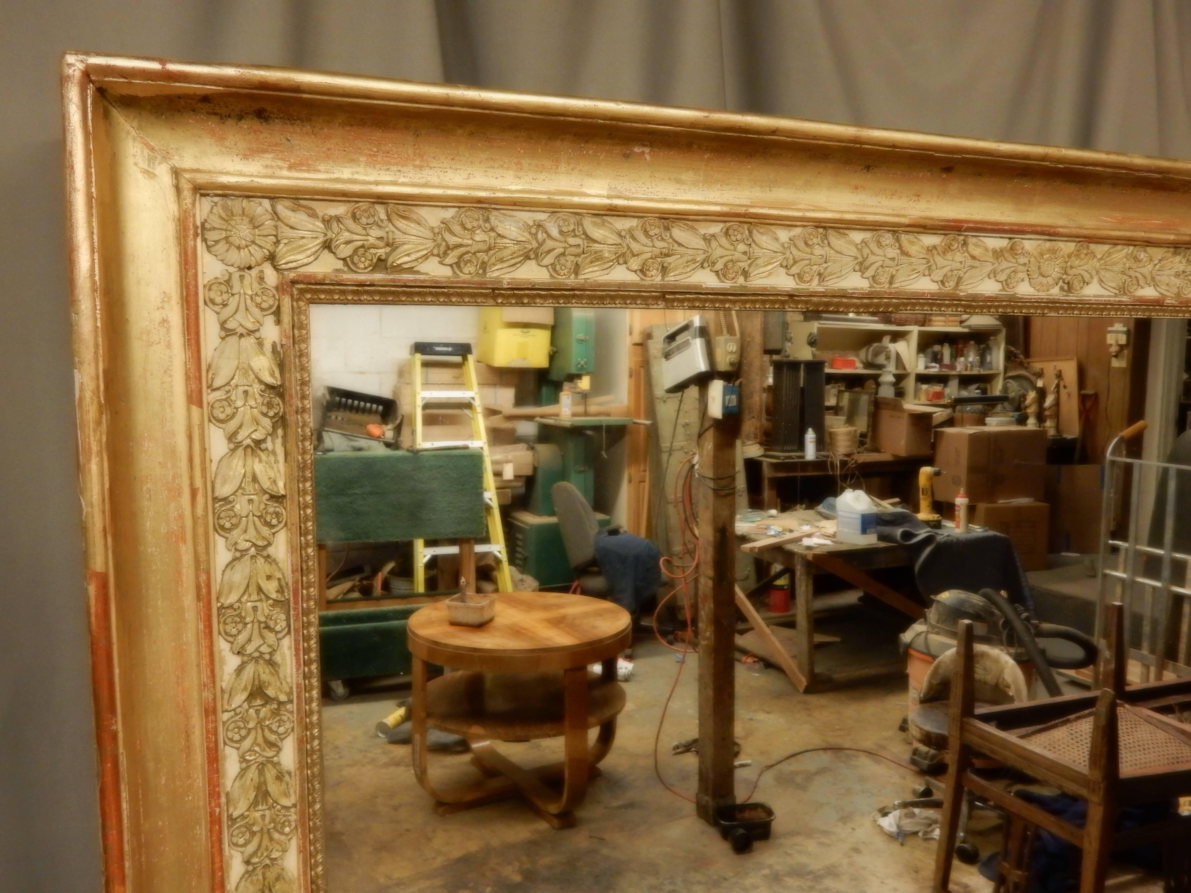 19th Century Gilt French Mirror For Sale 1