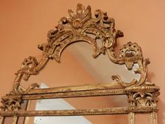 Louis XVI Gold Gilt Mirror