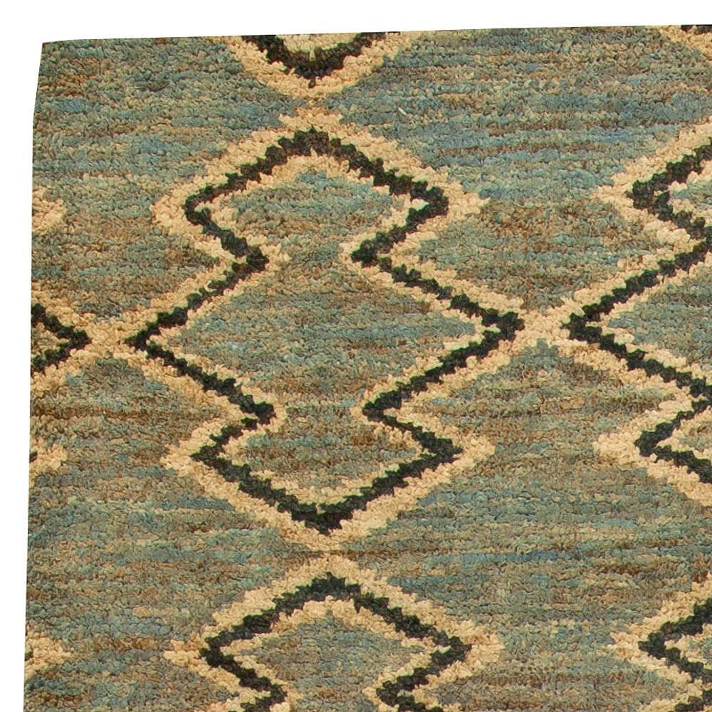 Indian Aztec Blue Rug