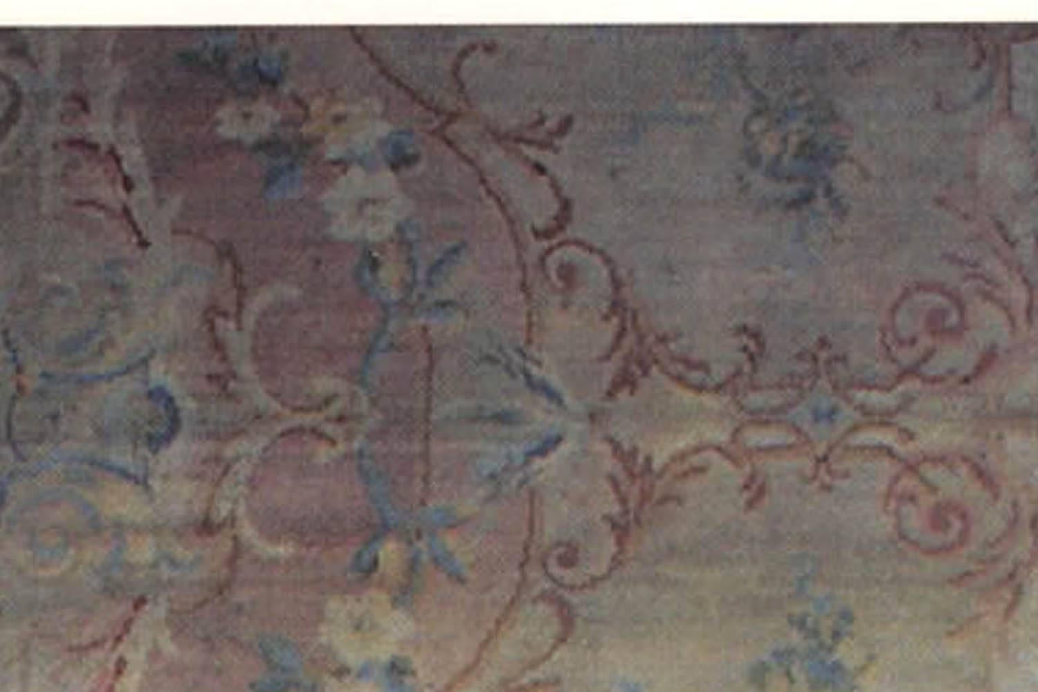 20th Century Authentic Oversized Antique Savonnerie Carpet For Sale