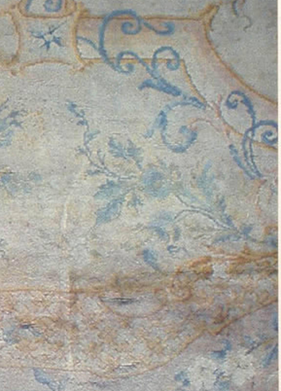 Authentic Oversized Antique Savonnerie Carpet For Sale 1