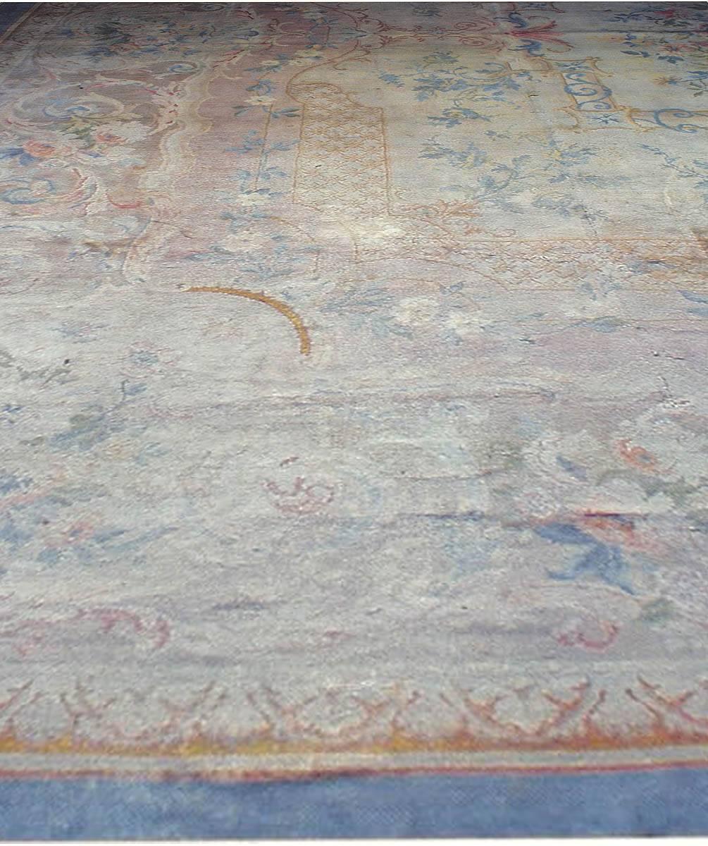Authentic Oversized Antique Savonnerie Carpet In Good Condition For Sale In New York, NY