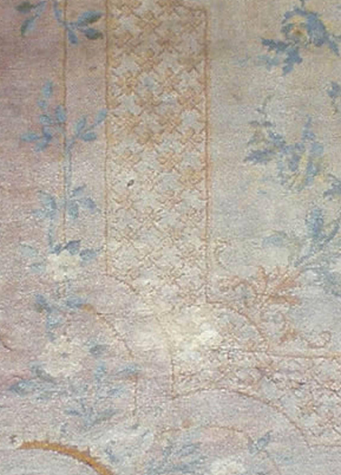 Authentic Oversized Antique Savonnerie Carpet
Size: 20'9
