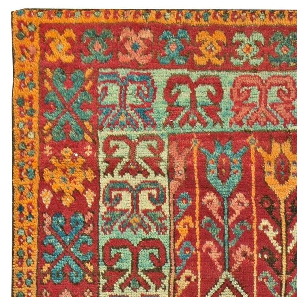 Hand-Knotted Vintage Moroccan Rug