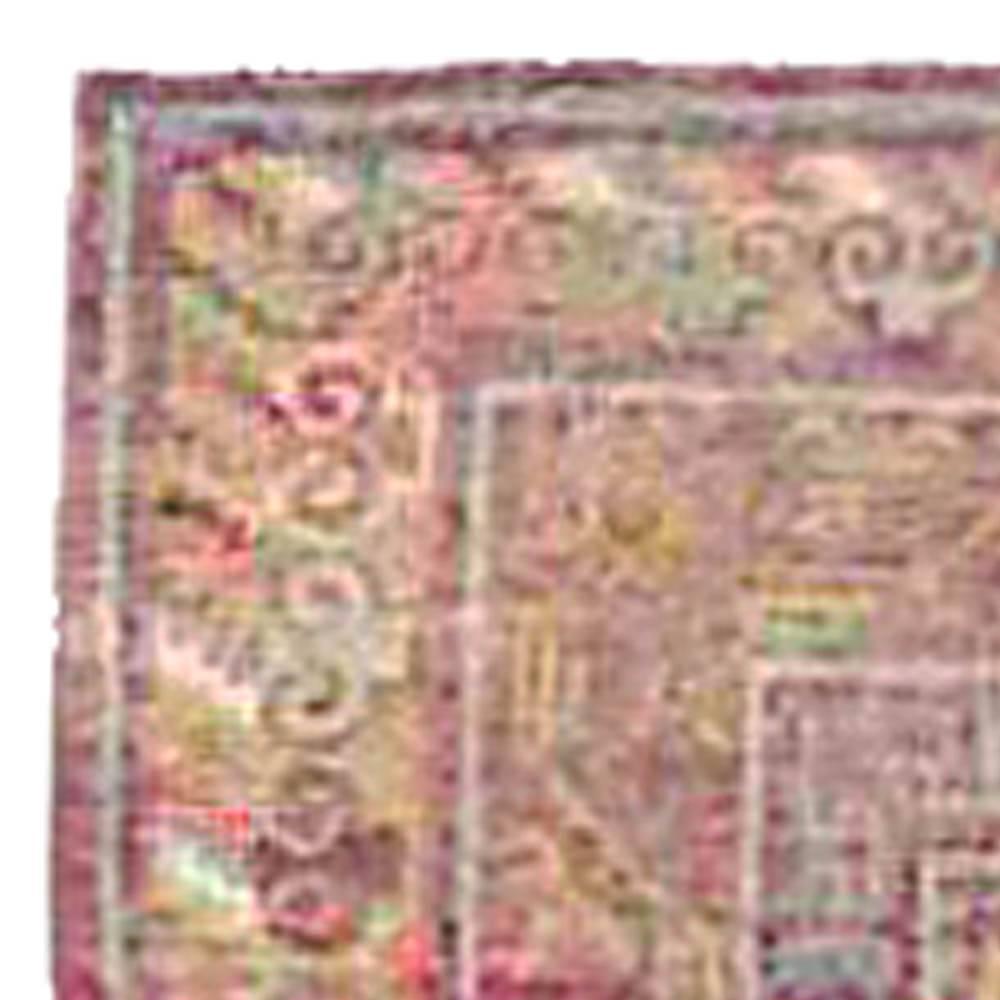 Afghan Early 20th Century Samarkand 'Khotan' Silk Rug For Sale