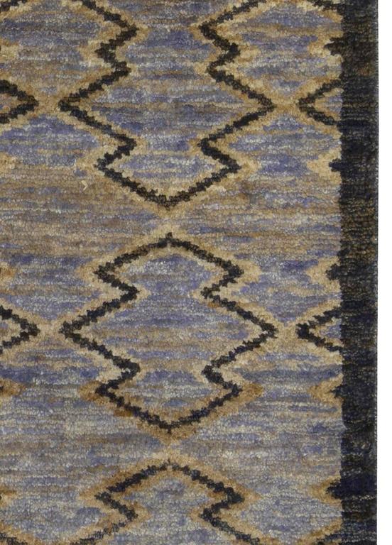 Blue Aztec Rug For Sale at 1stDibs