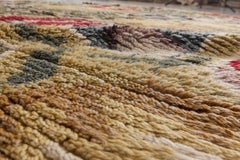 Vintage Swedish Rya Rug Attributed to Josef Frank