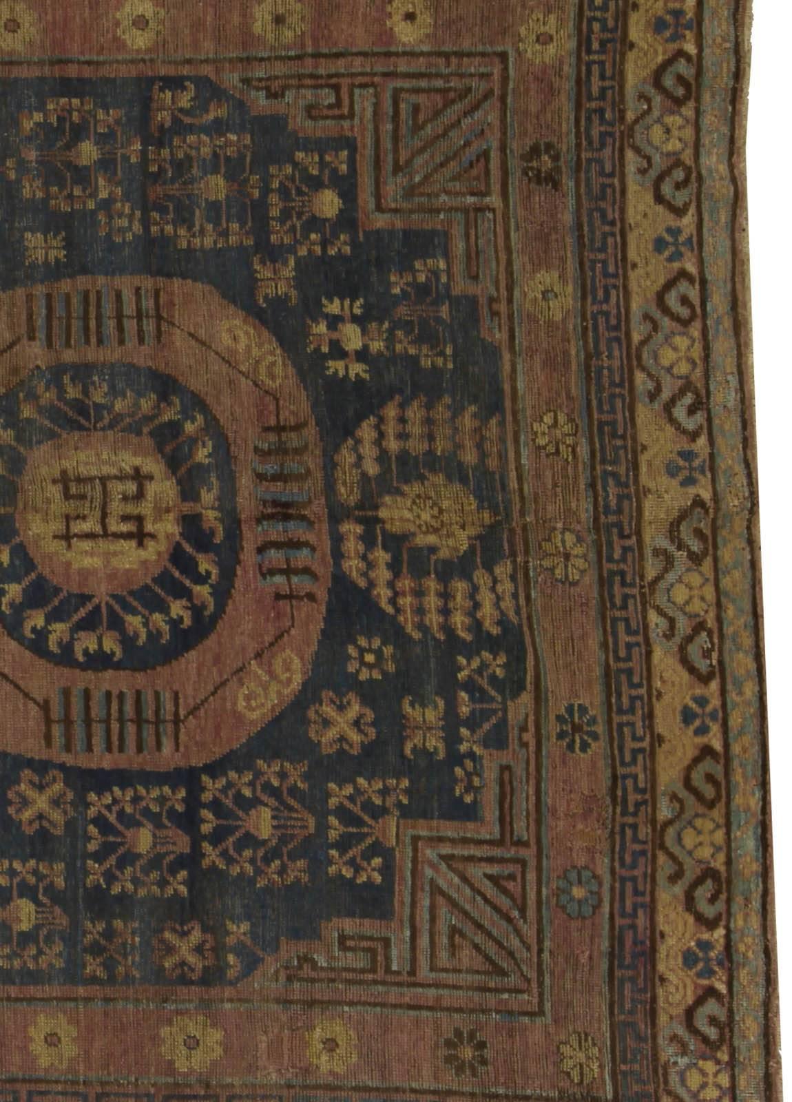 19th Century Vintage Samarkand ‘Khotan’ Rug For Sale