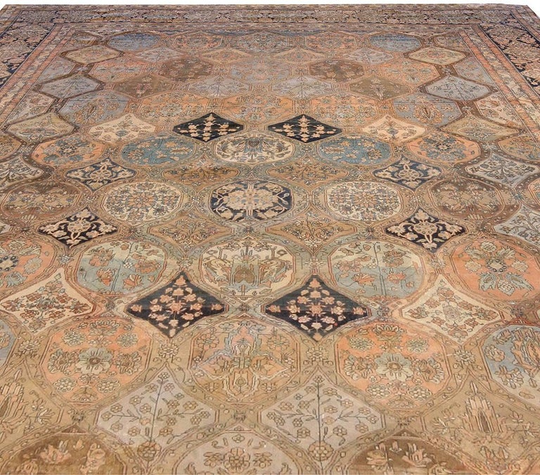 Antique Persian Kashan Rug For Sale at 1stdibs
