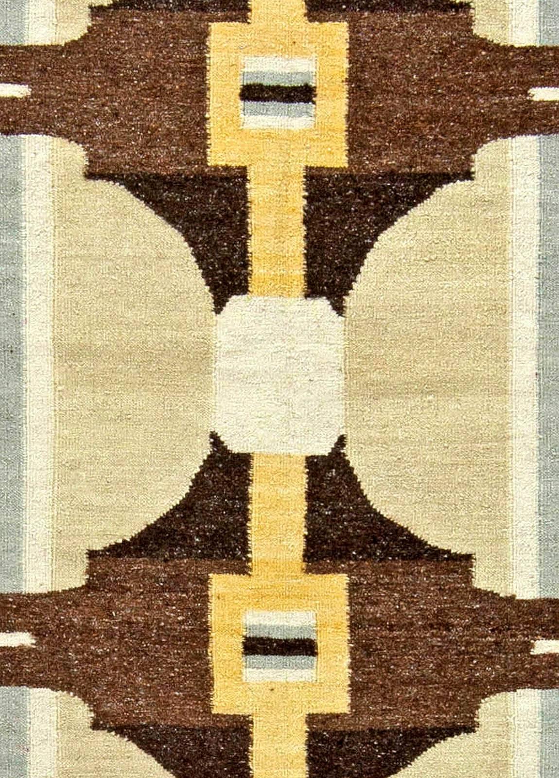 A modern Swedish design rug.