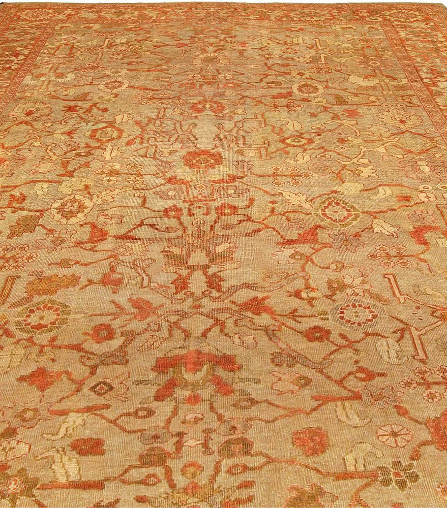 Wool Antique Persian Sultanabad Rug