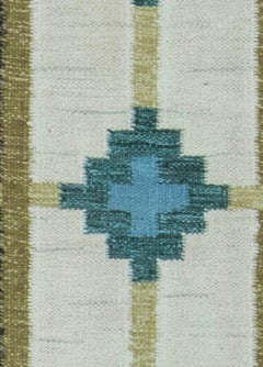 Swedish Flat-Weave Runner by Sverker Greuholm