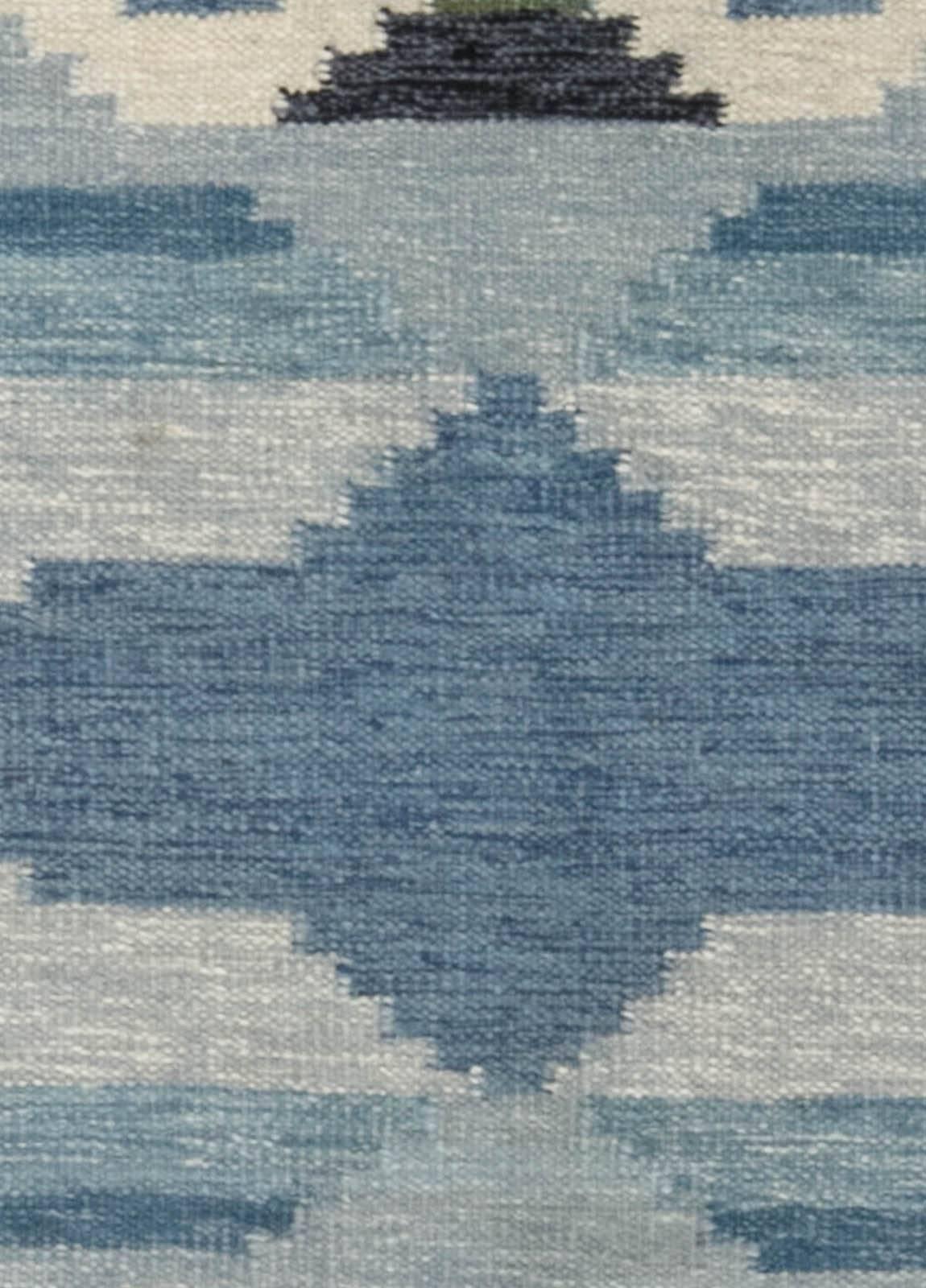 A vintage Swedish Flat Weave rug.