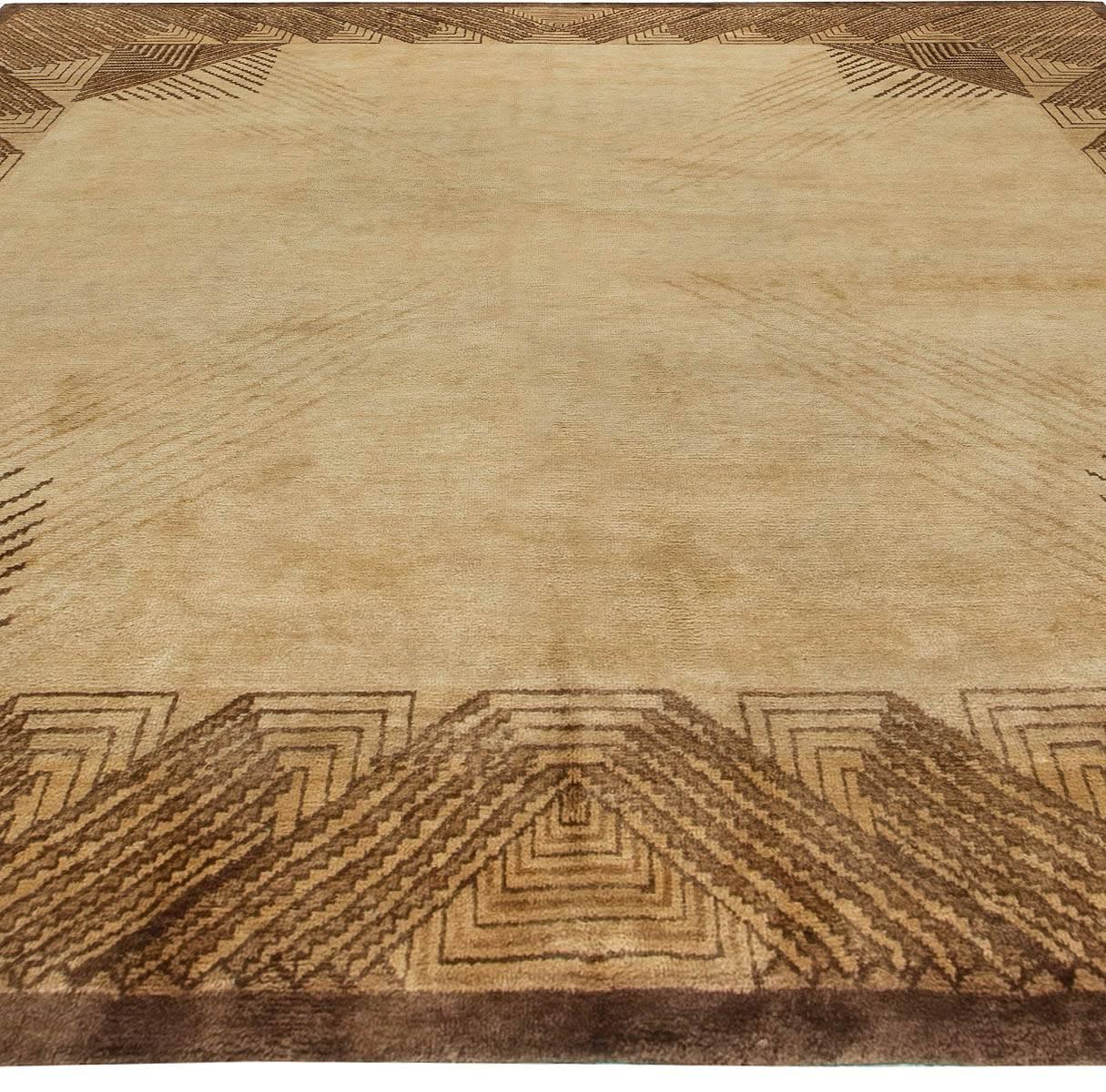 Ivan da Silva Bruhns Deco Inspired Rug In Excellent Condition In New York, NY