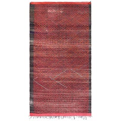 Red Vintage Moroccan Carpet