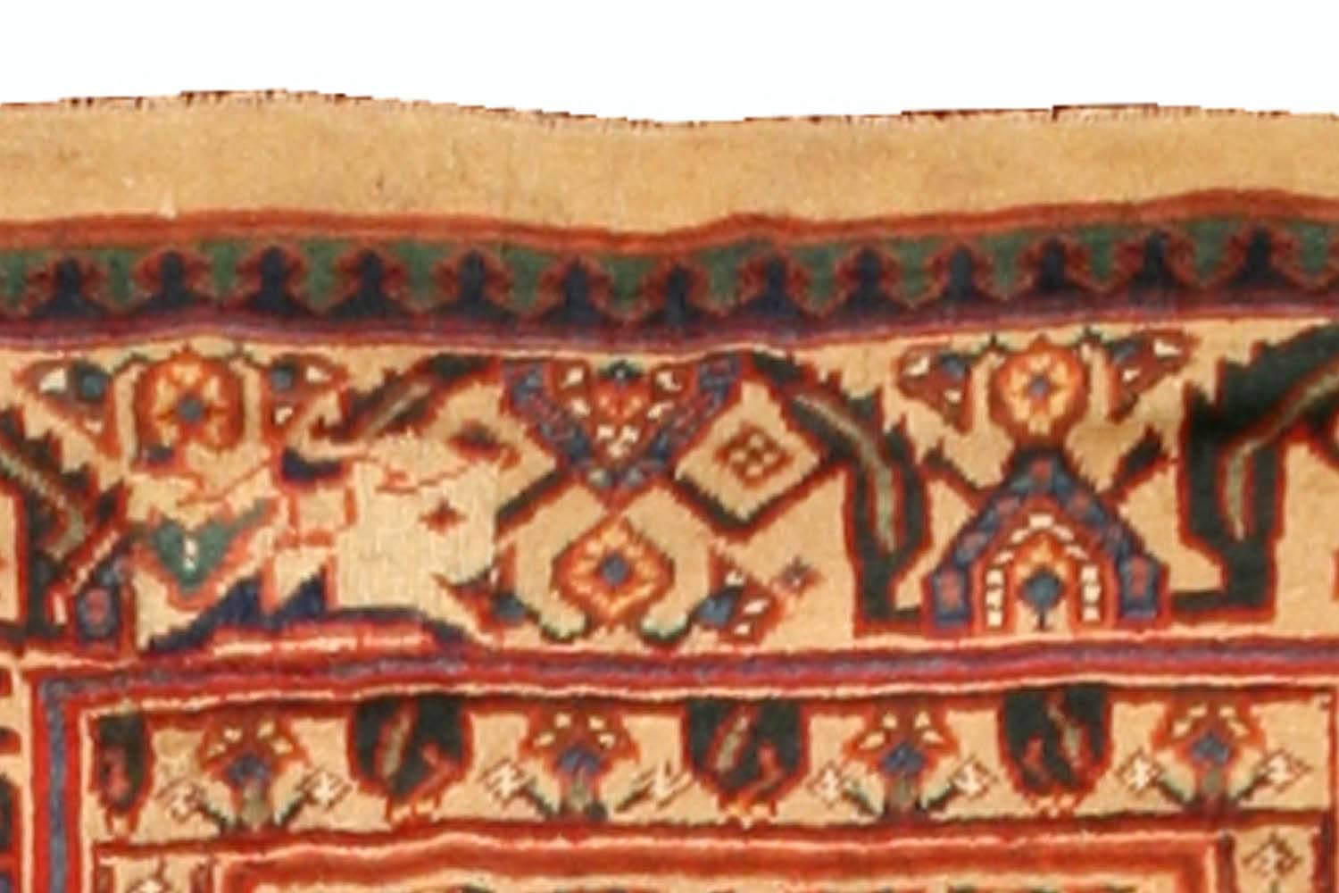 Persian Authentic 19th Century Sarab Handmade Wool Runner For Sale