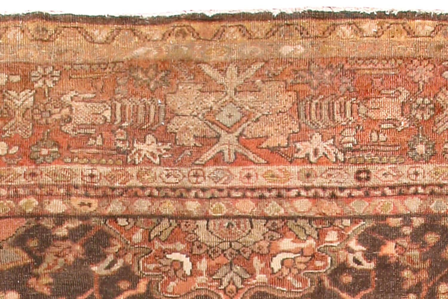 Persischer Sultanabad-Wollteppich des 19. Jahrhunderts, handgefertigt im Zustand „Gut“ im Angebot in New York, NY