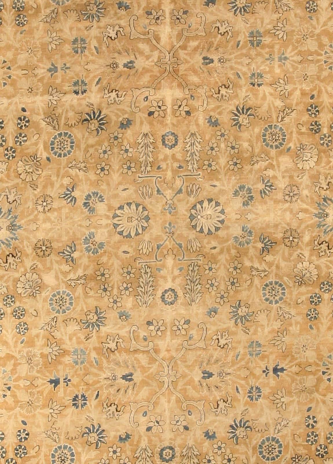 Oversized antique Persian Kirman handmade wool carpet
Size: 16'2