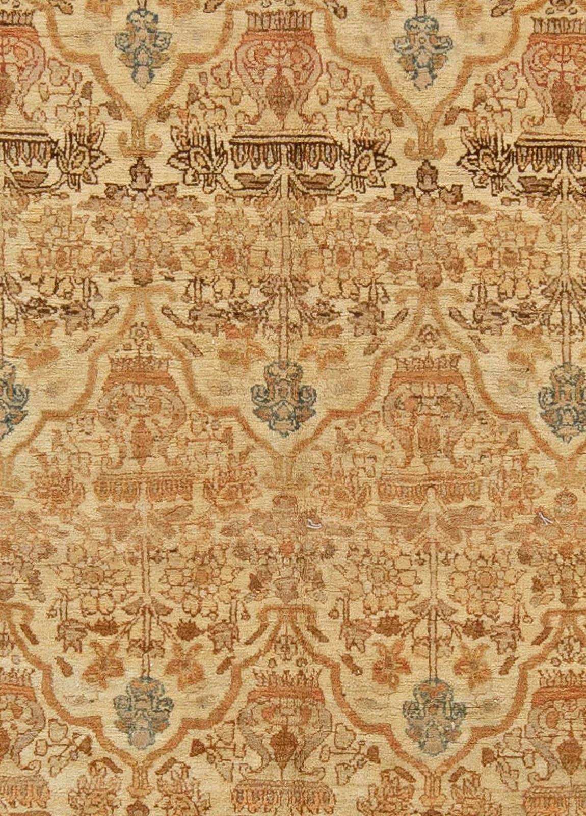 Vintage Persian Tabriz rug,
Size: 8'2