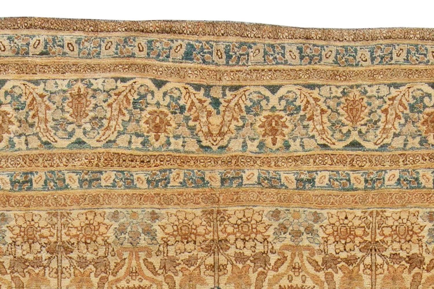 Wool Vintage Persian Tabriz Rug