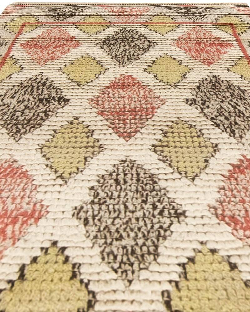 20th Century Vintage Swedish Rya Rug by Märta Måås-fjetterström