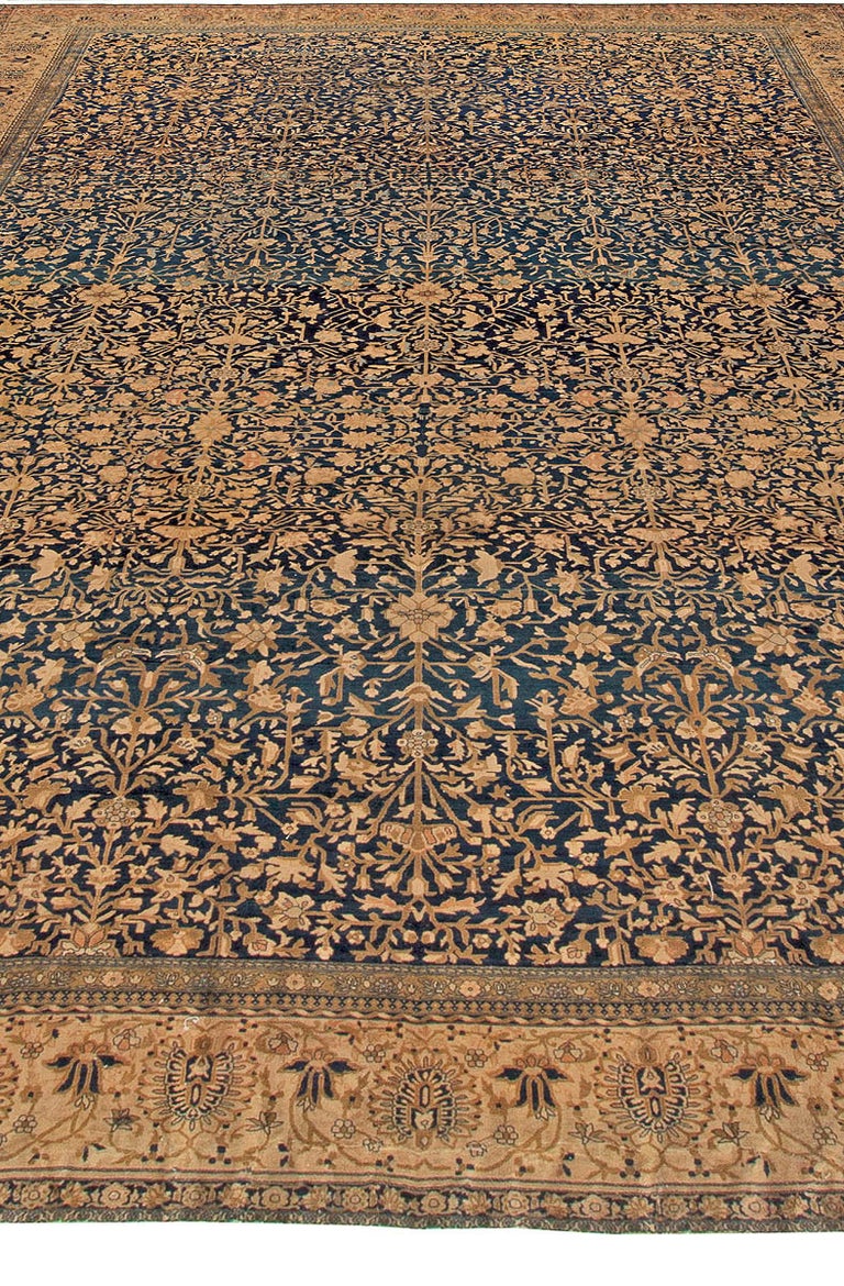 Vintage Persian Kashan Rug For Sale at 1stdibs