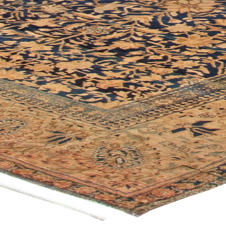 Vintage Persian Kashan Rug For Sale at 1stdibs