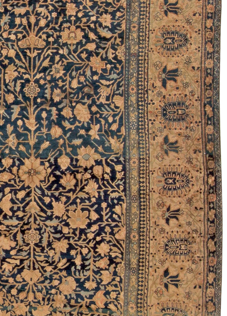 Vintage Persian Kashan Rug For Sale at 1stdibs