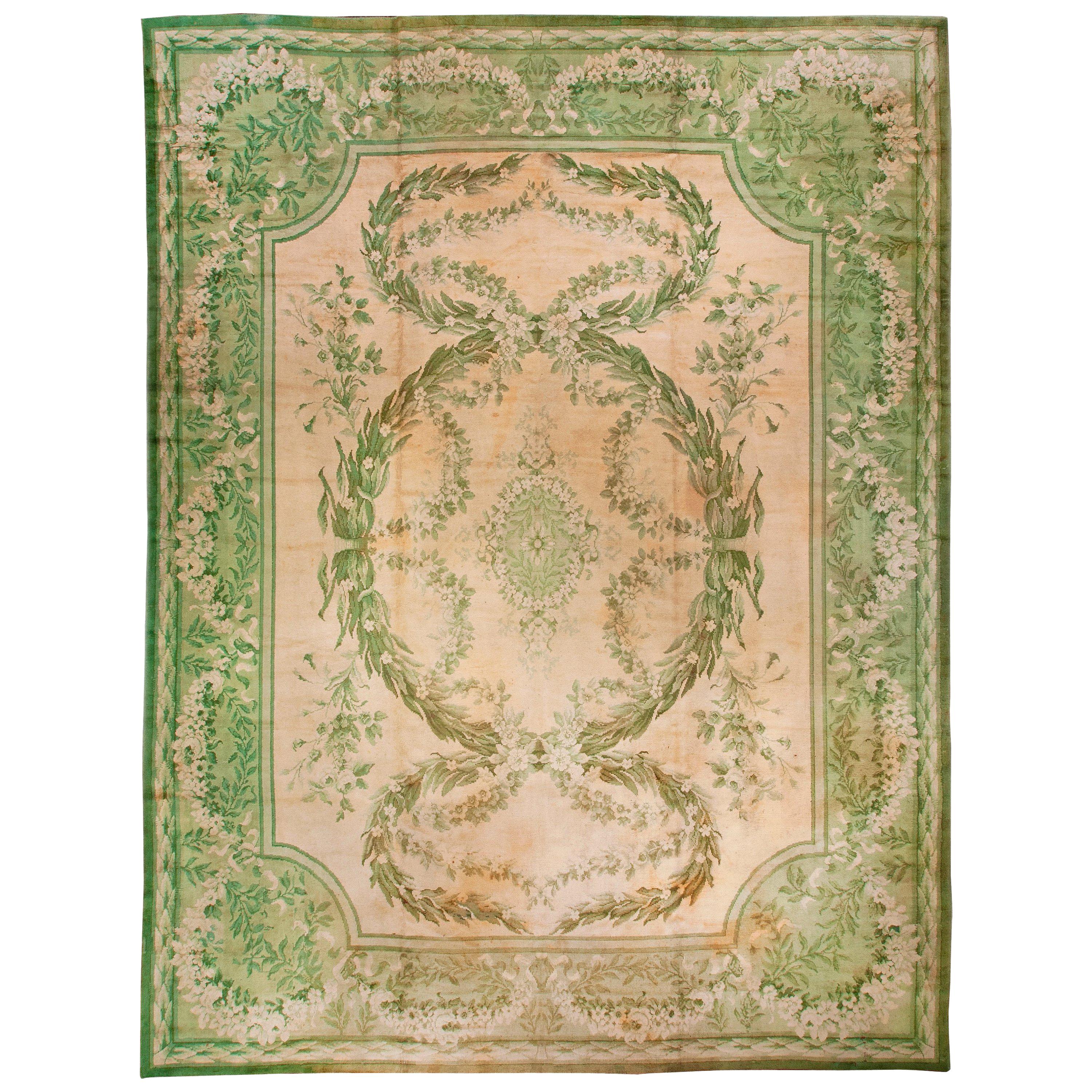 Antique Arts and Crafts Donegal Irish Rug For Sale at 1stdibs