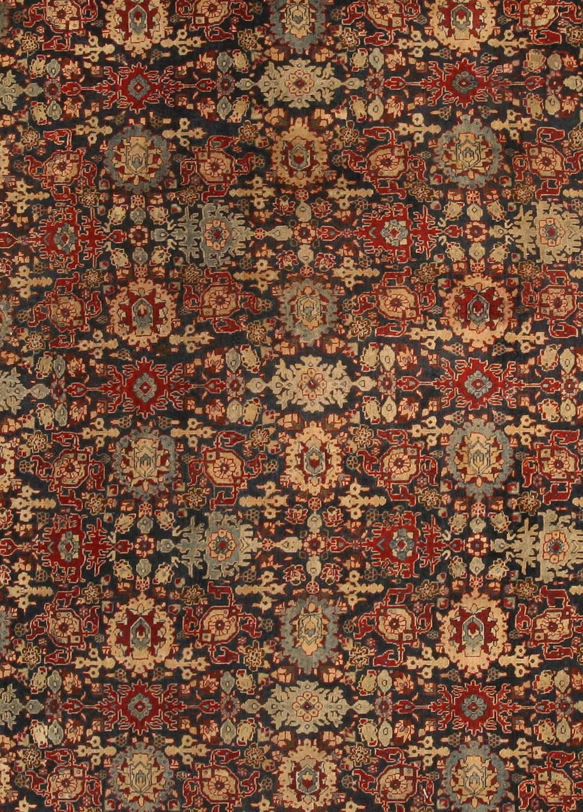 Antique Persian Tabriz Botanic Handmade Wool Rug
Size: 12'0