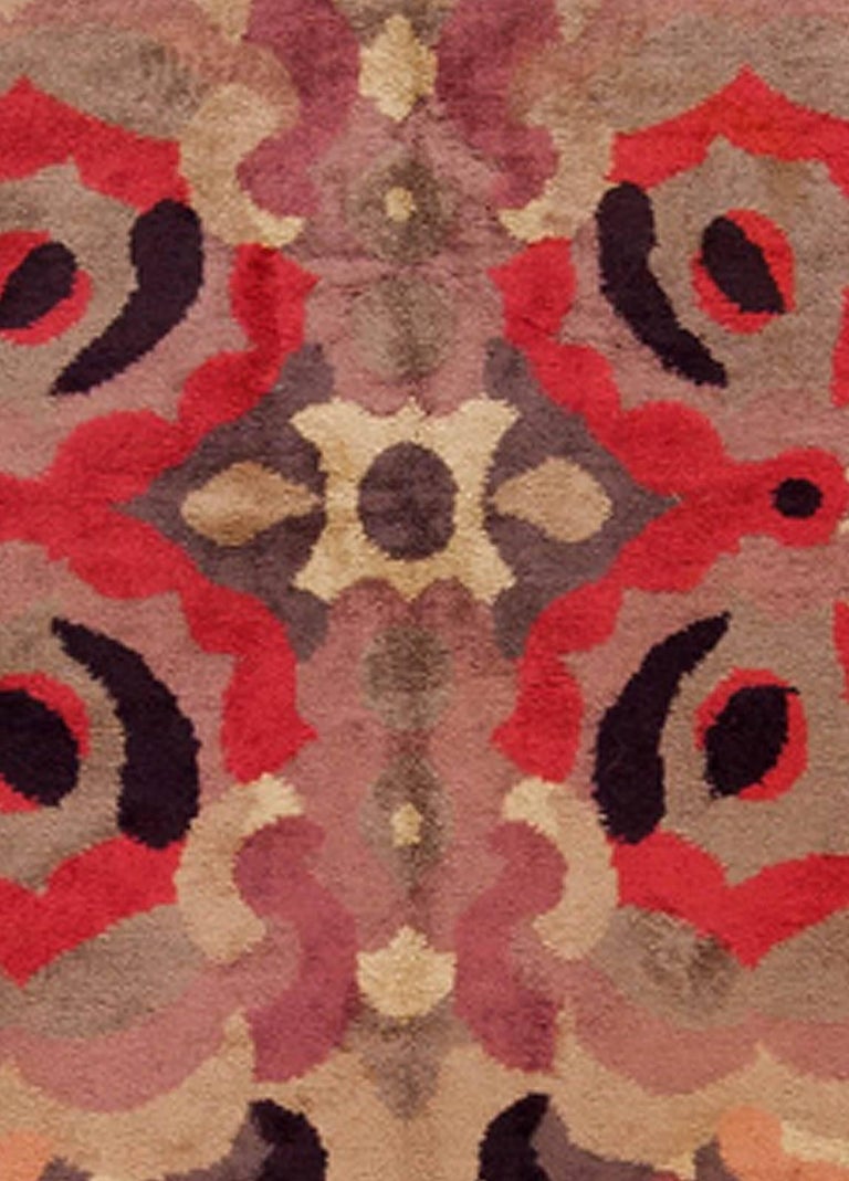 Vintage French Art Deco Rug For Sale at 1stdibs