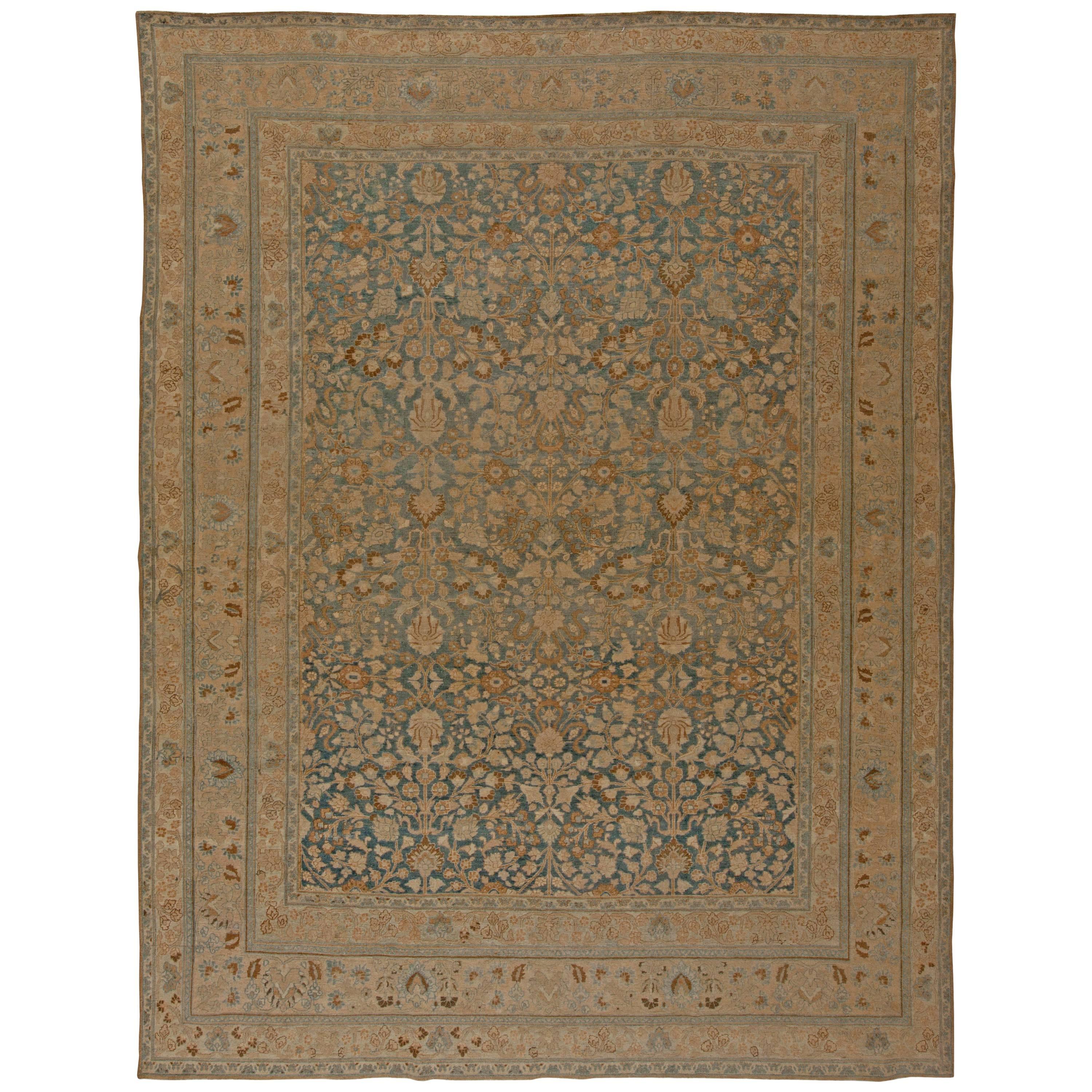 Tapis persan Tabriz authentique fait à la main Doris Leslie Blau