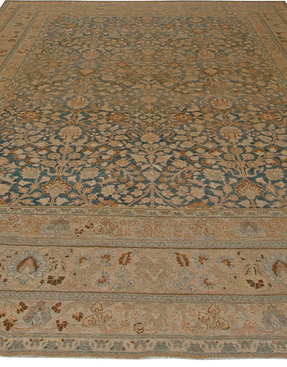 Noué à la main Authentique tapis persan Tabriz en laine fait à la main en vente