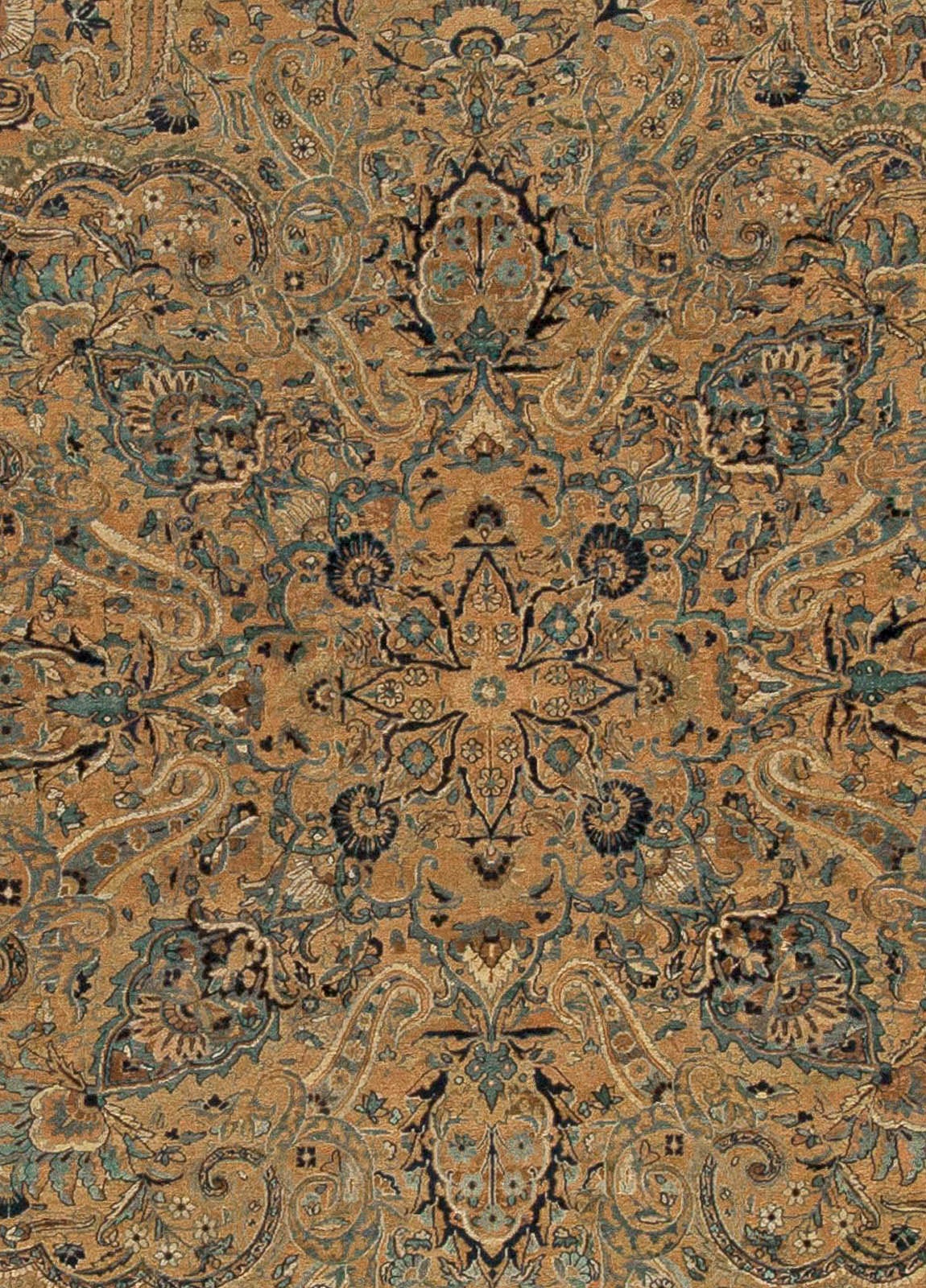 Antique Persian Kirman handmade wool rug
Size: 13'9