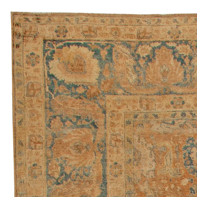 20th Century Antique Persian Tabriz Carpet For Sale