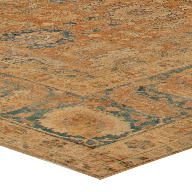 Antique Persian Tabriz Carpet For Sale 2