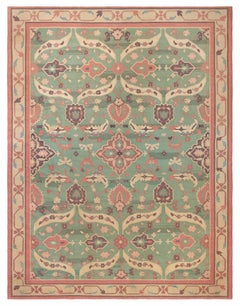 Indischer Dhurrie-Flachgewebe-Teppich aus der Jahrhundertmitte