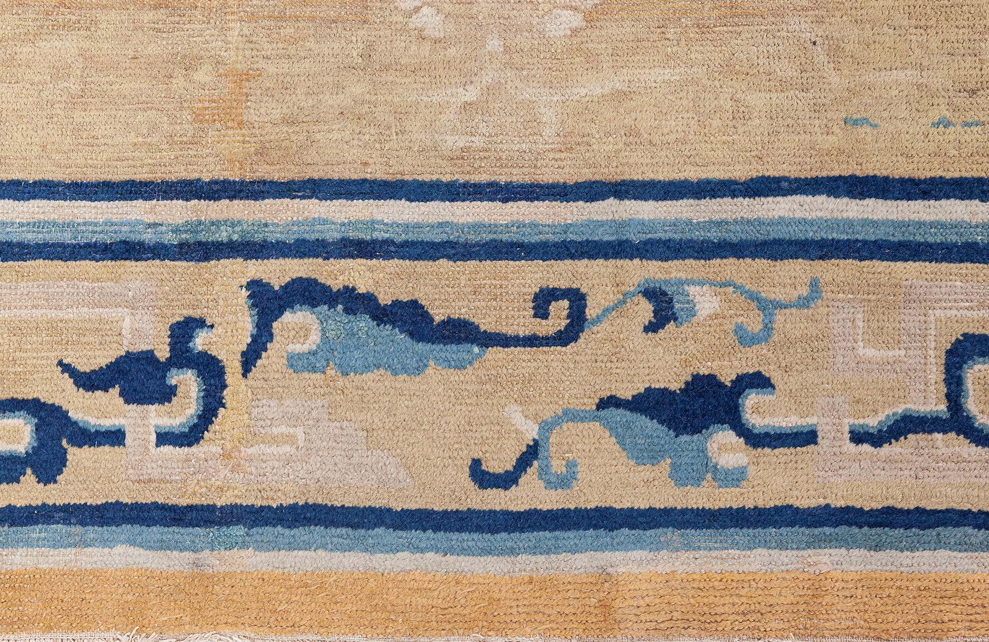 Large Antique Chinese Rug
Size: 14'8