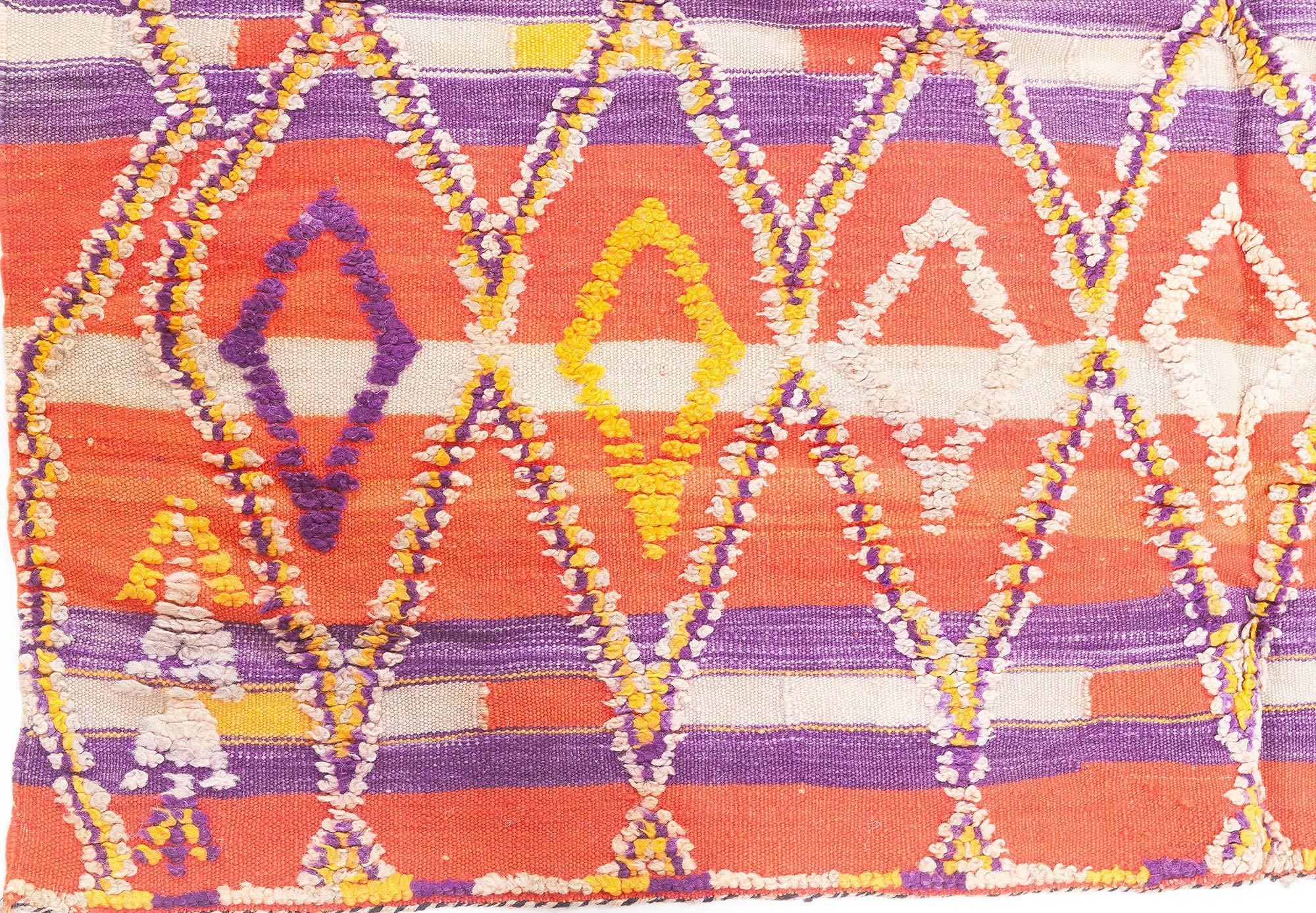 Alfombra vintage tribal marroquí hecha a mano Doris Leslie Blau Tribal en venta