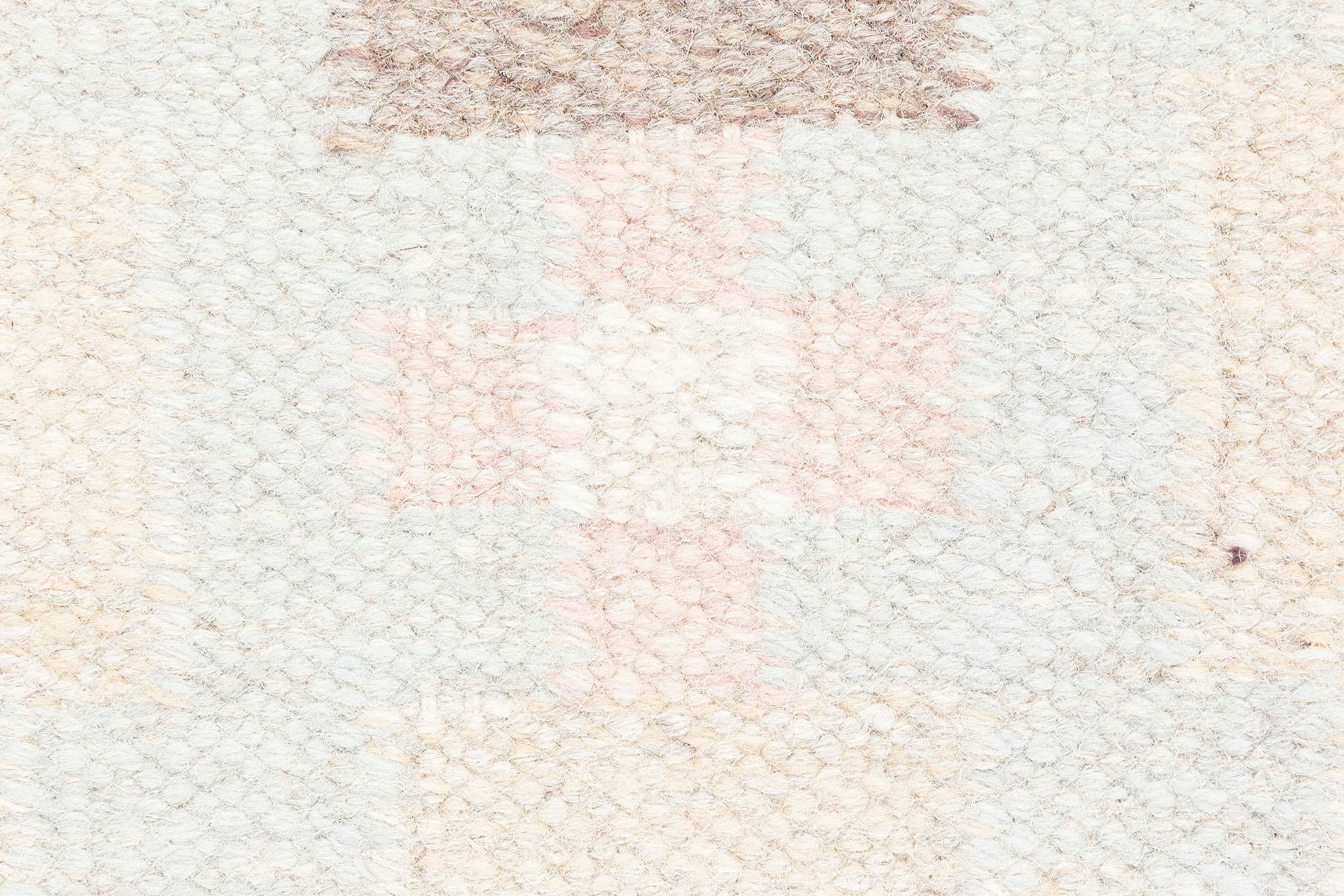 Doris Leslie Blau Mid-20th Century Swedish Flat-Weave Wool Rug Lana en venta