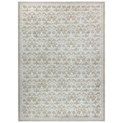 Traditional European Inspired Handmade Wool Rug by Doris Leslie Blau