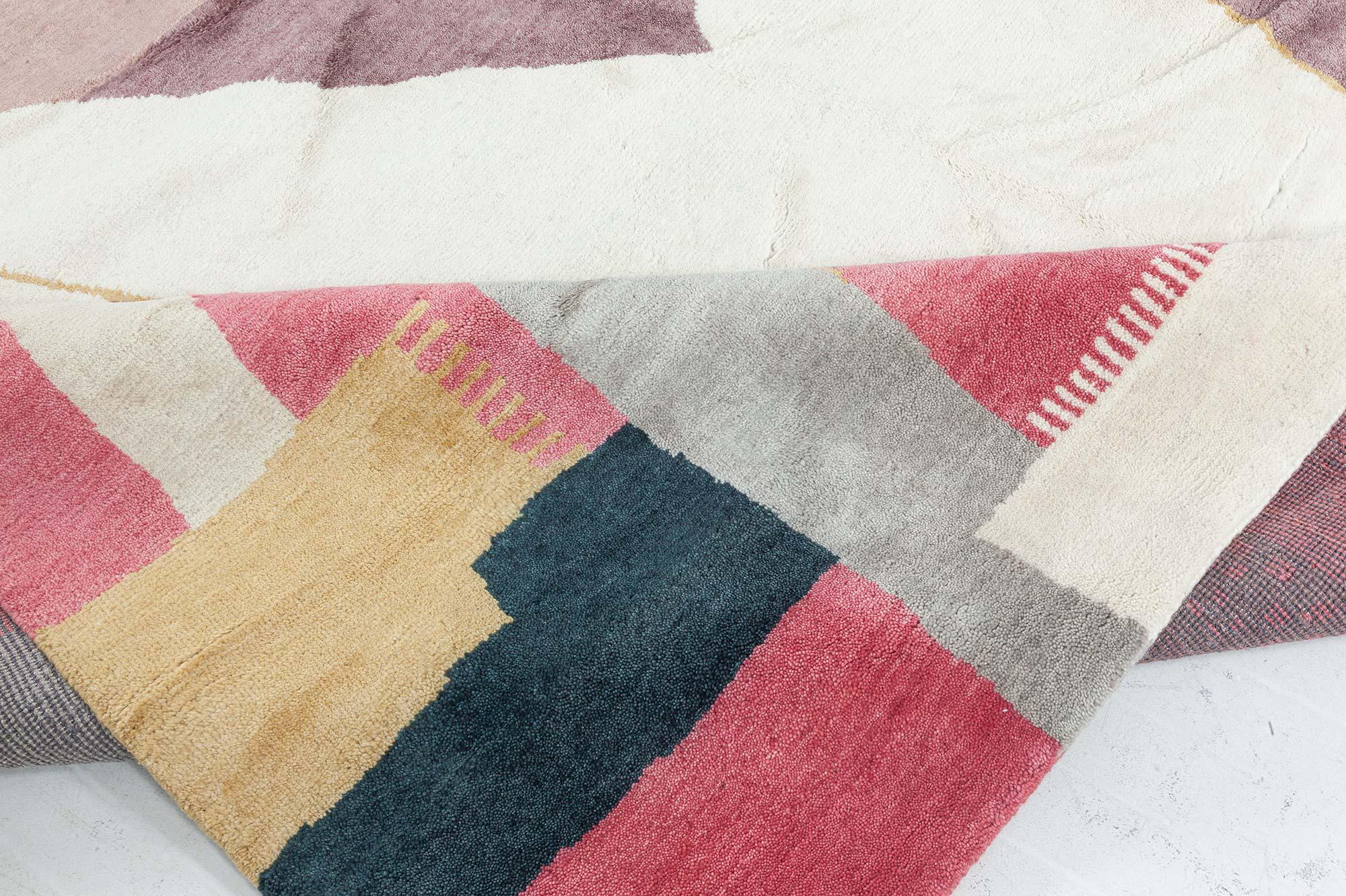 Moderner Deko-Teppich von Doris Leslie Blau (Europäisch) im Angebot