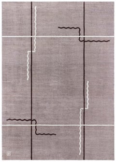 French Art Deco Rug Attributed To Elisabeth De Saedeleer