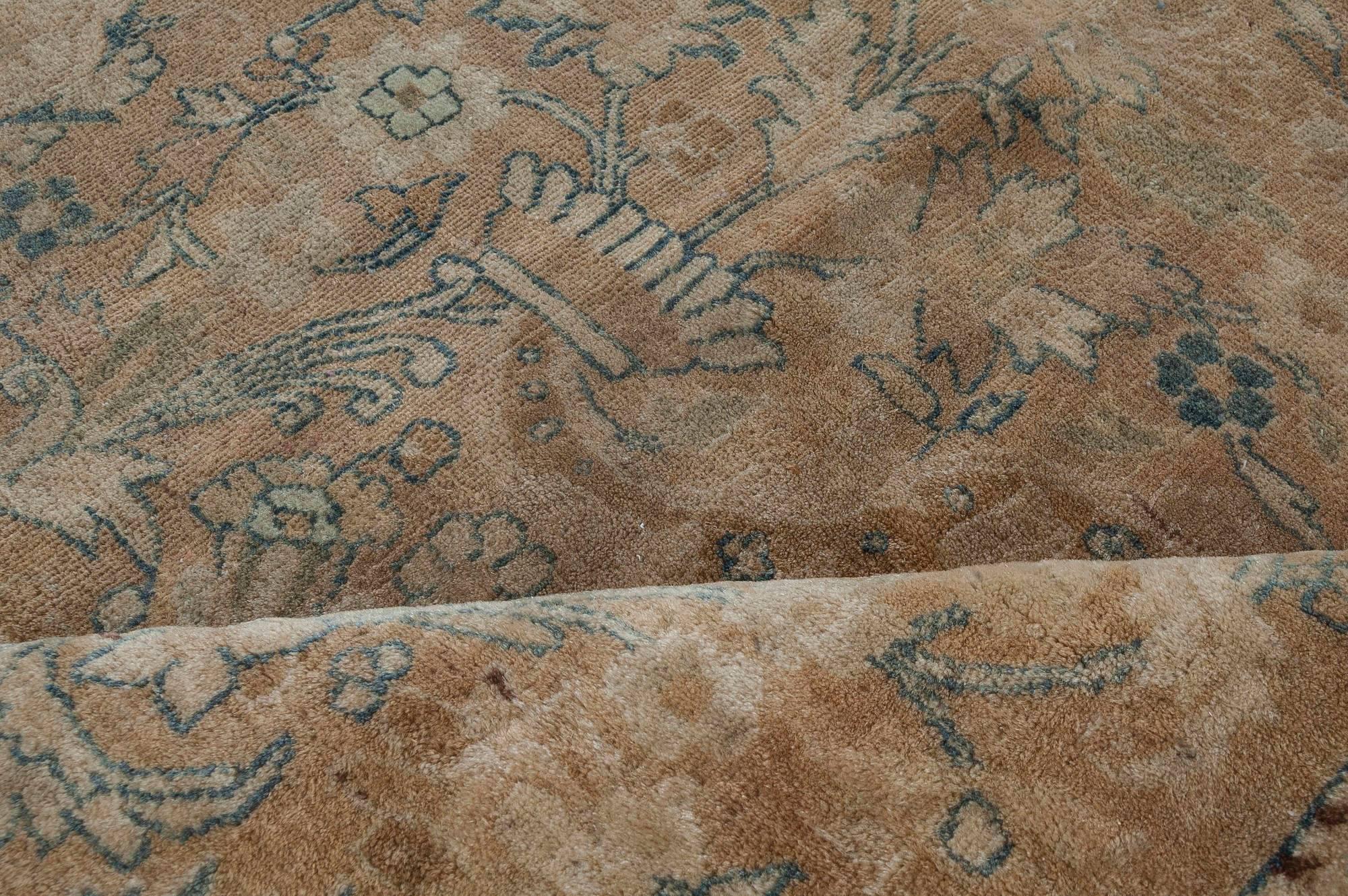 20th Century Antique Persian Kirman Carpet For Sale