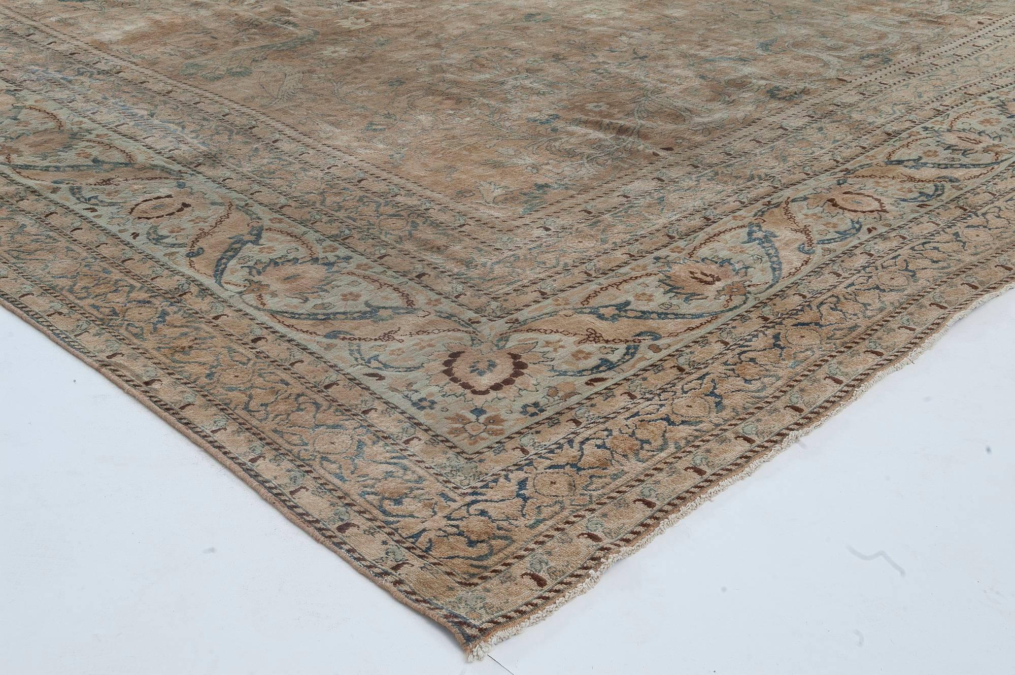 Antique Persian Kirman Carpet For Sale 8