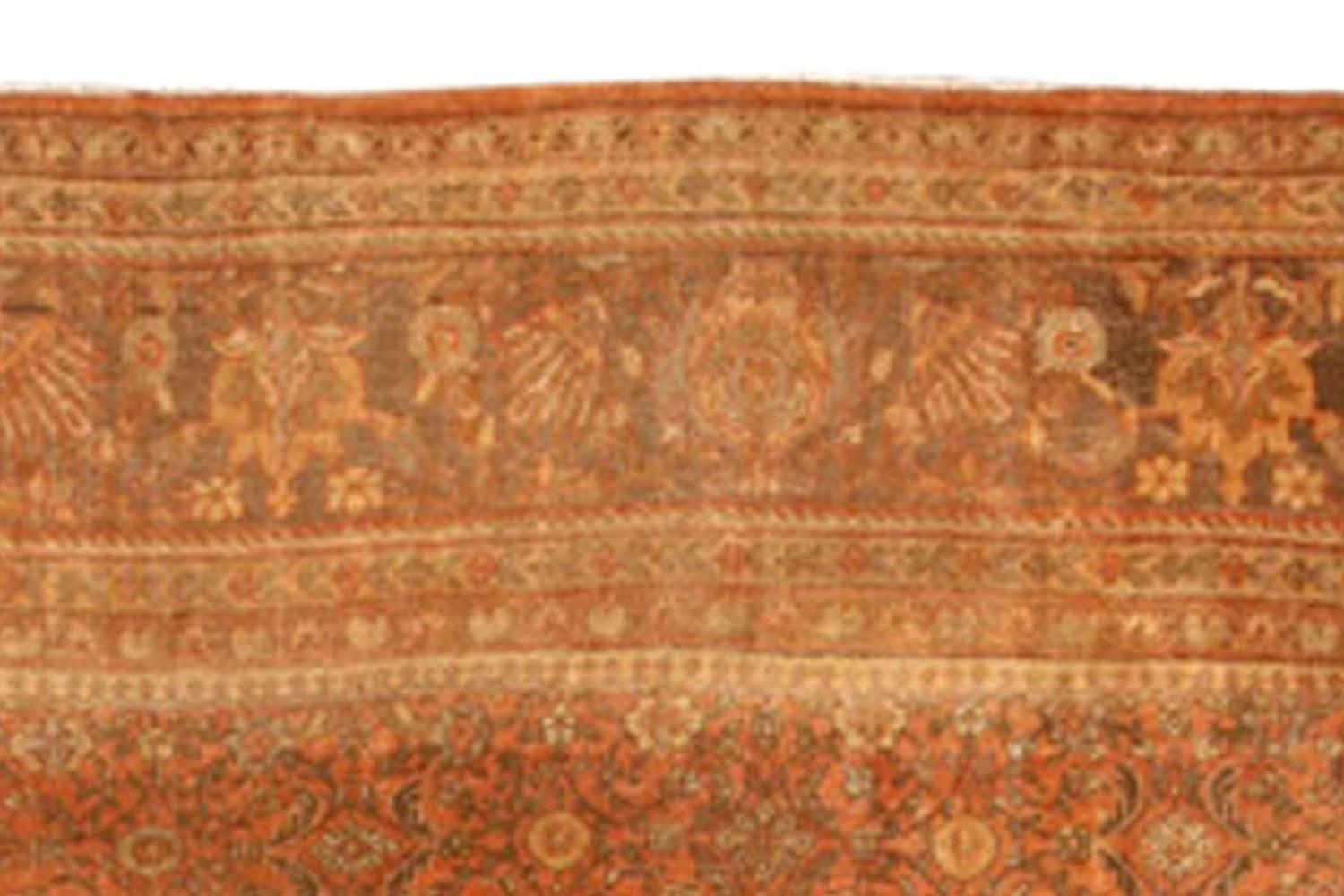 20th Century Oversized Antique Persian Sultanabad Rug 'adjusted' For Sale