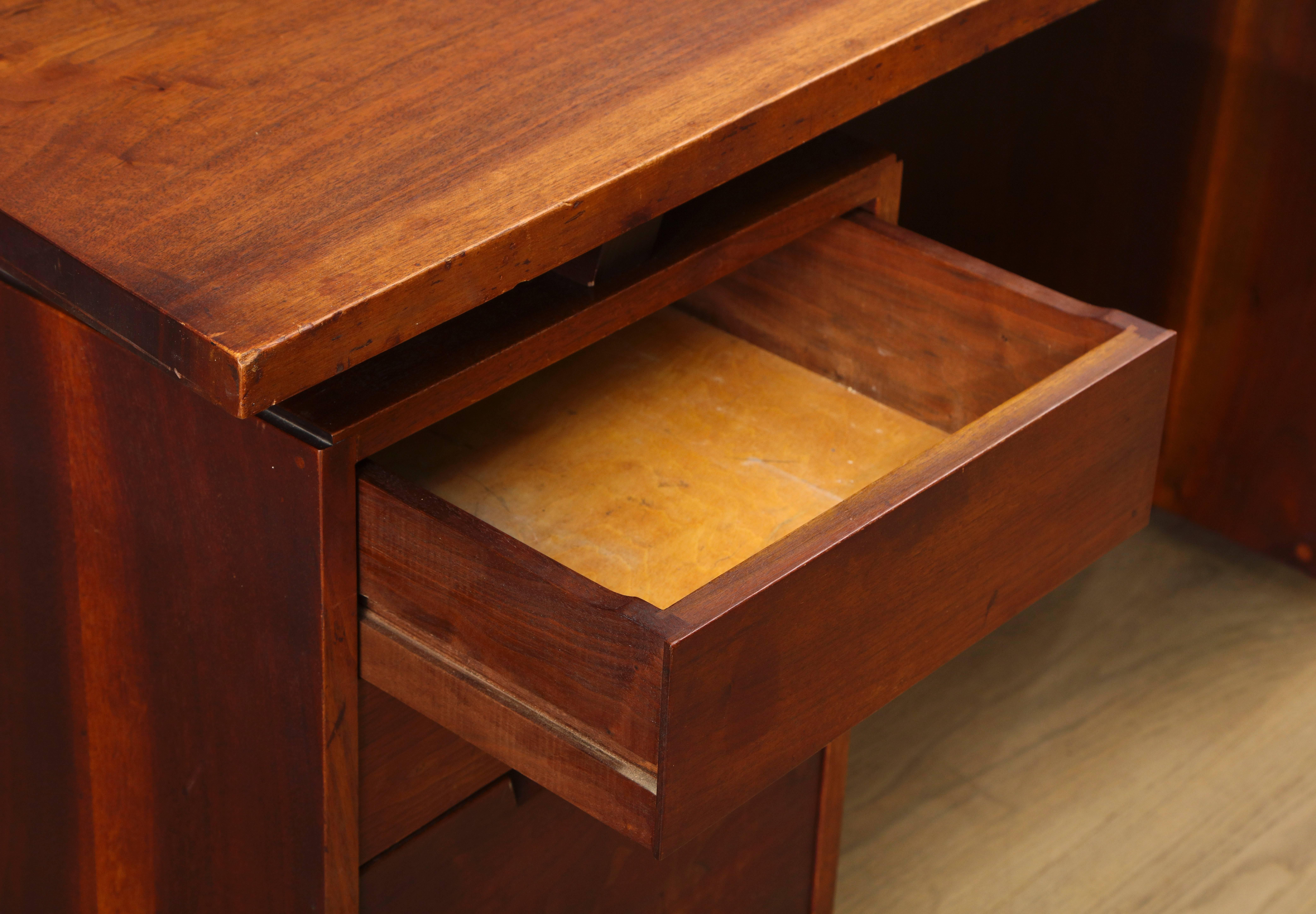 Mid-20th Century Double Pedestal Desk by George Nakashima, 1964 For Sale
